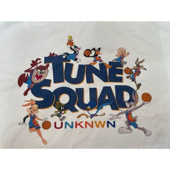 UNKNWN Space Jam A New Legacy Tune Squad Movie Graphic T-shirt Men XL White - Picture 2 of 7
